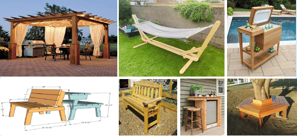 Mejores Ideas Y Planos de muebles de exterior para construir muebles de bajo coste